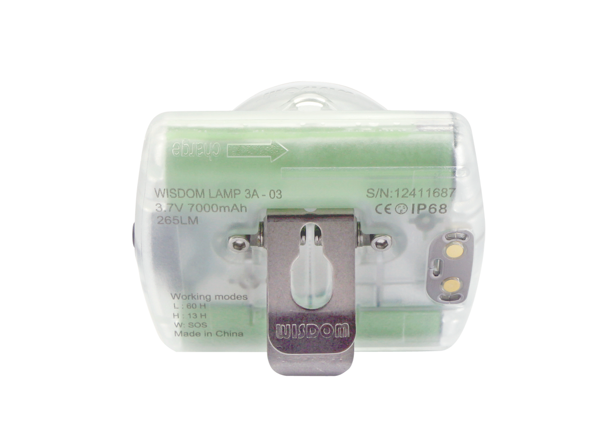 Wisdom Model 3A Rechargeable LED Cap Lamp – Non-MSHA