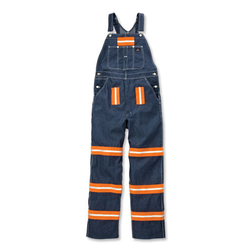 Vestis Bib Overall With Orange Striping WEB-2029