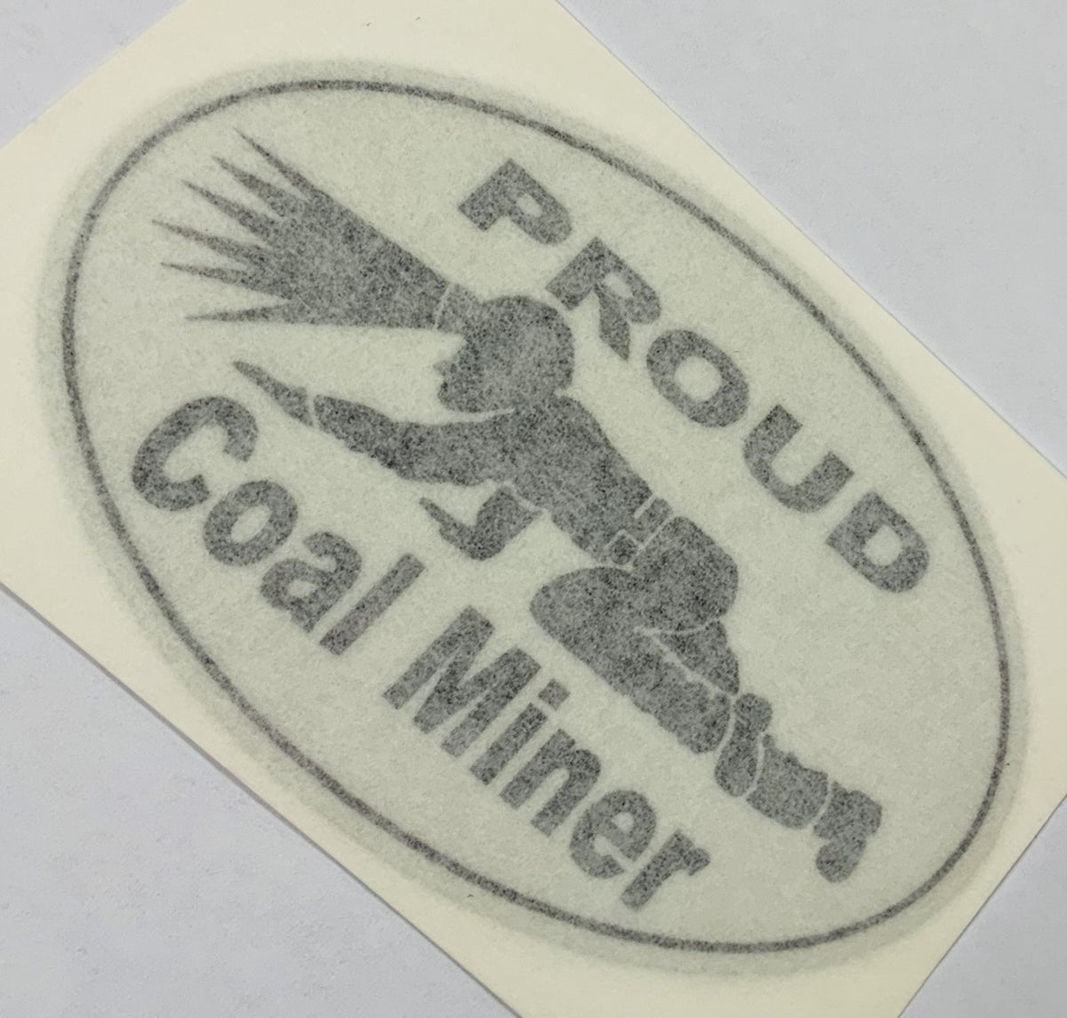 Decal-Proud Coal Miner