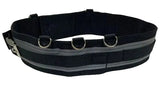 3" Black Reflective Utility Mine Belt