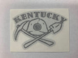 Decal-Kentucky w/Pickaxe & Shovel