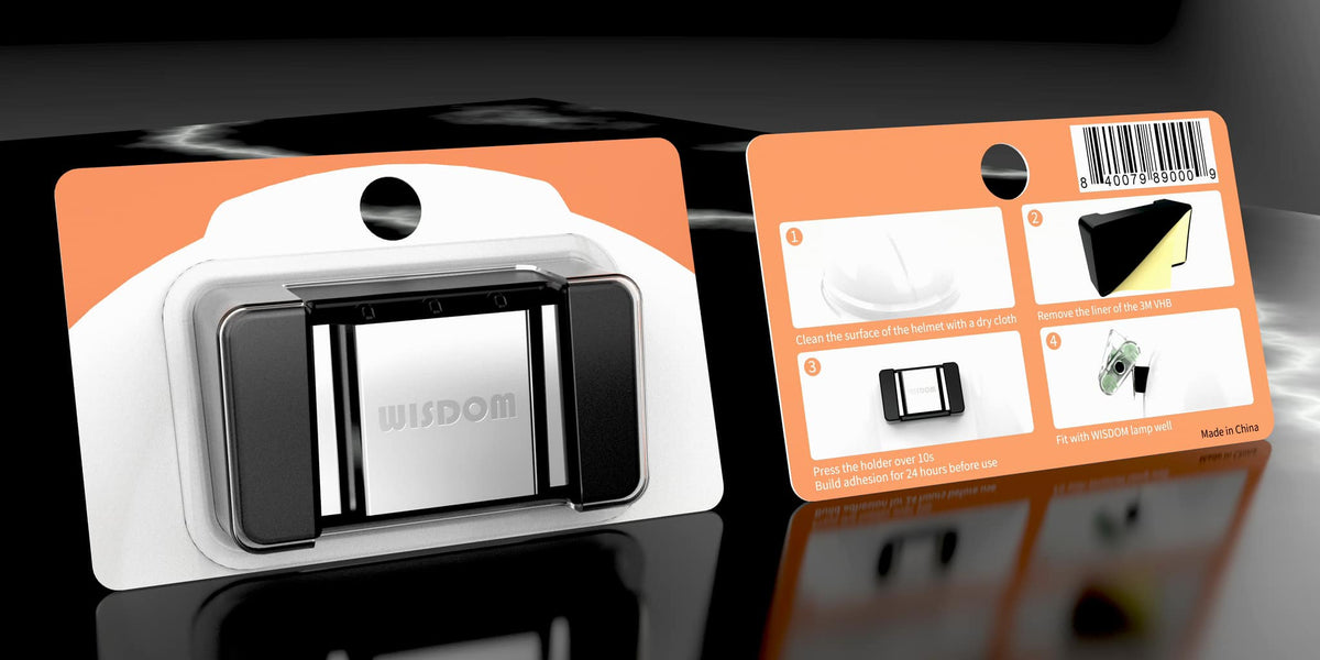 Wisdom Headlamp Holder w/3M VHB Adhesives-ZCZ697