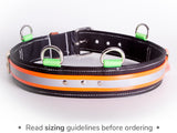 2" Black Nylon Mining Belt w/1" Reflective Side Strap